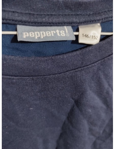 Bluza cu maneca lunga, broderie la umeri si tull la spate Pepperts