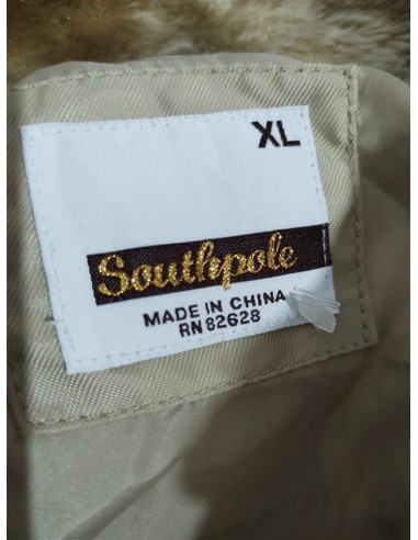 Geaca dama bej cu umplutura pene Southpole
