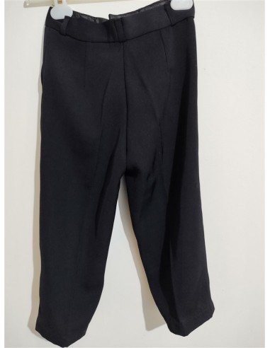 Pantalon stofa negri simpli si eleganti