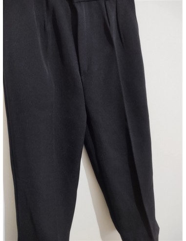 Pantalon stofa negri simpli si eleganti