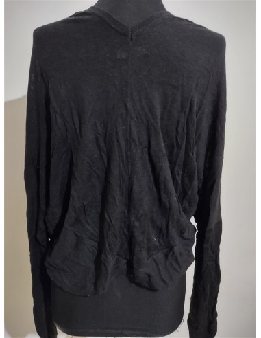 Bolero dama negru cu maneci lungi Bershka