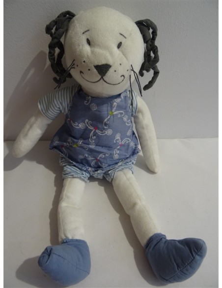 Pisicuta de plus cu hainute si botosei Fabler Cat Ikea 35 cm