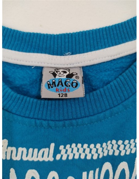 Bluza albastra cu imprimeu alb Mago Kids