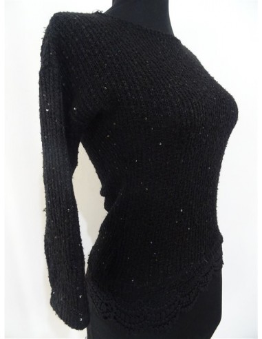 Pulover dama cu broderie Influx