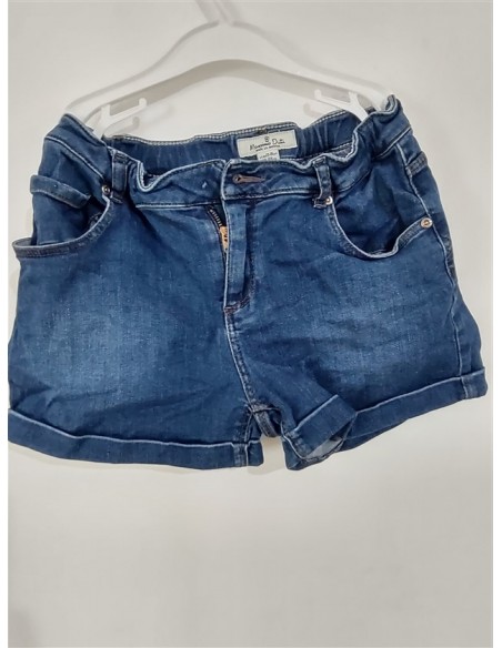 Pantaloni de bluzi scurti cu nasture si buzunare Massimo Dutti