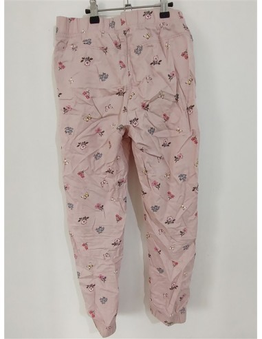 Pantaloni inflorati cu buzunare si elastic in talie Hm