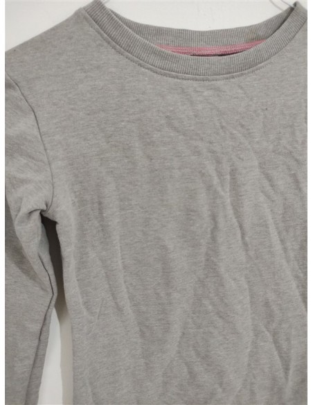 Bluza sport gri cu maneca lunga