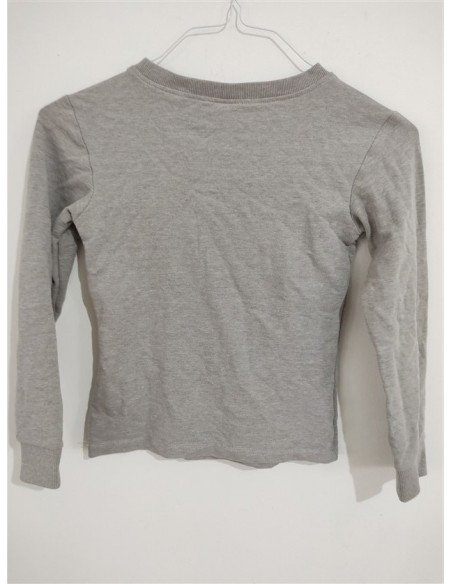 Bluza sport gri cu maneca lunga
