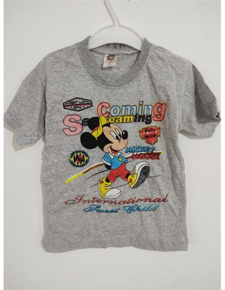 Tricou gri cu imprimeu Mickey pe piept Puppet