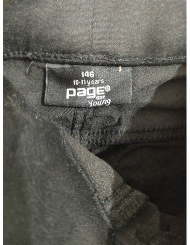 Pantaloni eleganti negri tip colant Page one Young