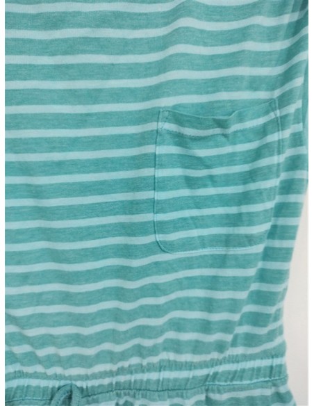 Bluza de plaja cu dungi si snur in talie Tex