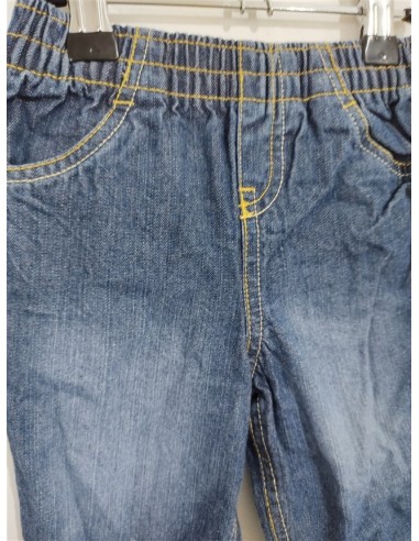 Pantaloni scurti de blugi cu buzunare si elastic lat in talie F&F