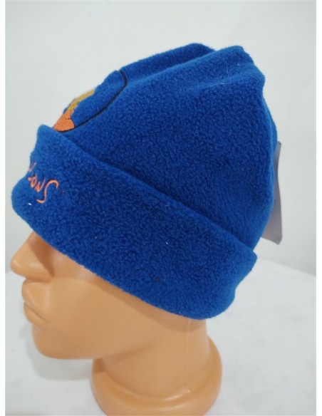 Caciula albastra de flecee cu The Simpsons