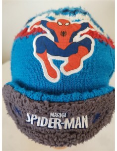 Caciula albastra calduroasa cu Spider Man 2