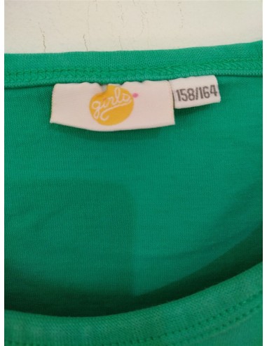 Tricou verde cu scris pe piept Girls