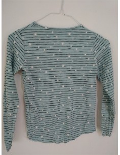 Bluza albastra cu dungi si stelute Yigga 2