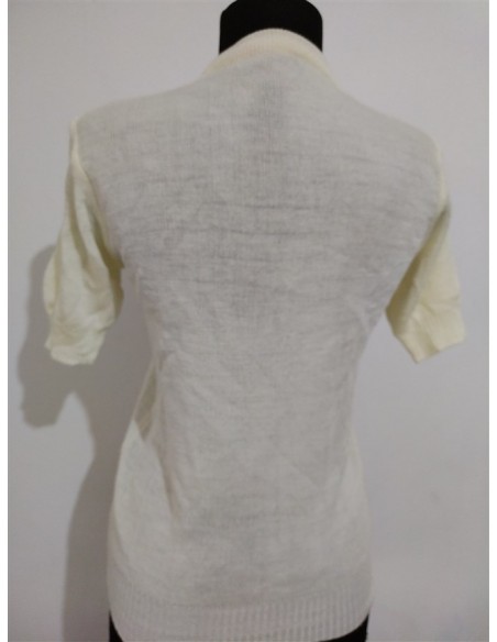 Bluza tricot de dama cu maneca scurta