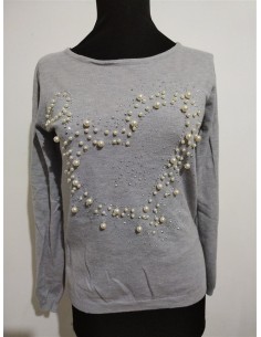 Pulover dama cu perle MB 21 Collection