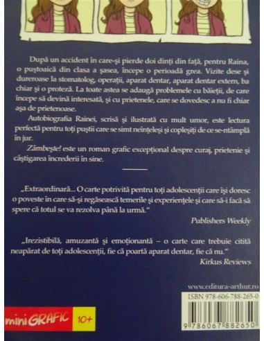 Carte de citit de Rreina Telgemeier Zambeste