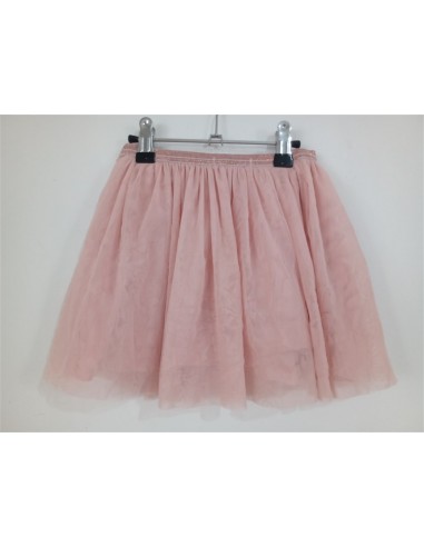 Fusta roz din tull cu elastic in talie Tex