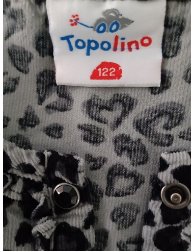 Rochie tip baby doll cu imprimeu animal print Topolino