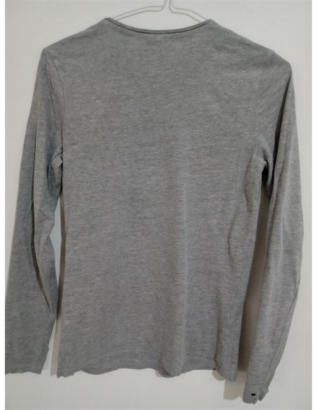 Bluza gri cu imprimeu scris multicolor pe piept sOliver