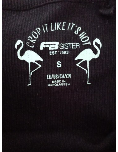 Tricou scurt negru FB Sister