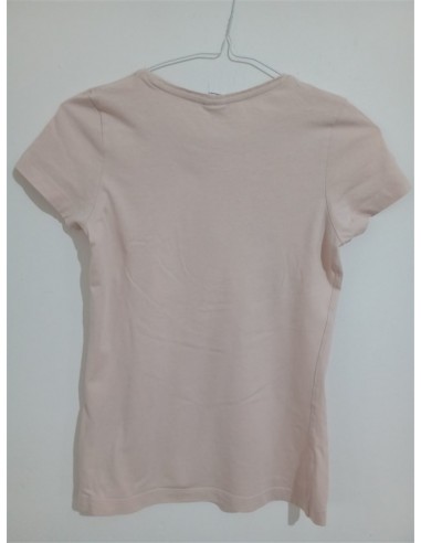 Tricou roz cu imprimeu scris pe piept sOliver