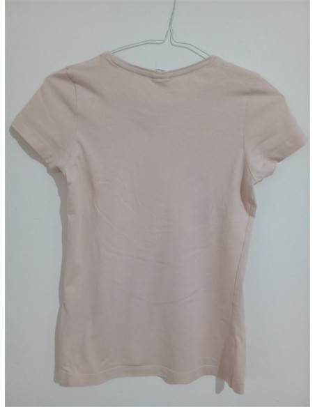 Tricou roz cu imprimeu scris pe piept sOliver