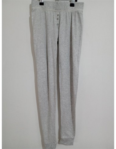 Pantaloni gri cu banda elastica in talie TCM