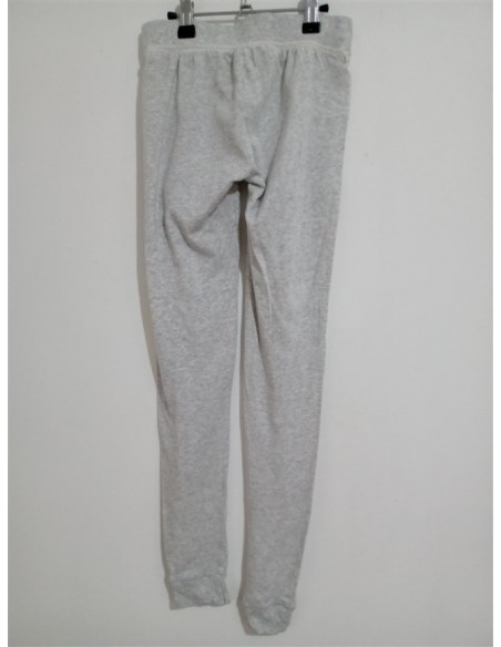 Pantaloni gri cu banda elastica in talie TCM