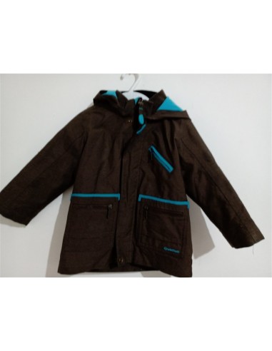 Geaca neagra cu interior de flecee Quechua