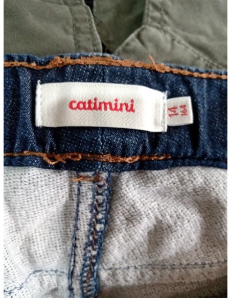 Pantaloni blug slim cu buzunare laterale Catimini