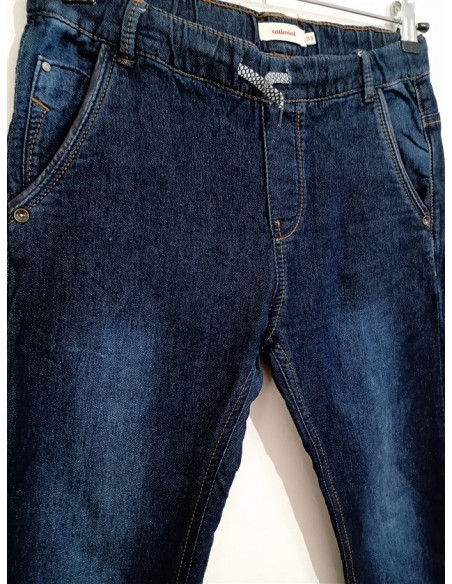 Pantaloni blug slim cu buzunare laterale Catimini