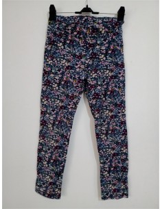 Pantaloni slim tip colant imprimeu floral