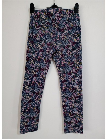 Pantaloni slim tip colant imprimeu floral