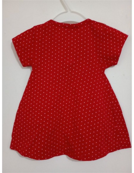 Rochie rochie cu picatele albe si funda neagra Citlenbik