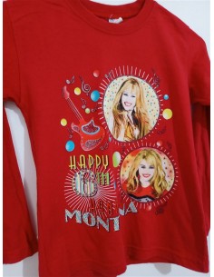 Bluza rosie cu imprimeu HANNAH MONTANA 2