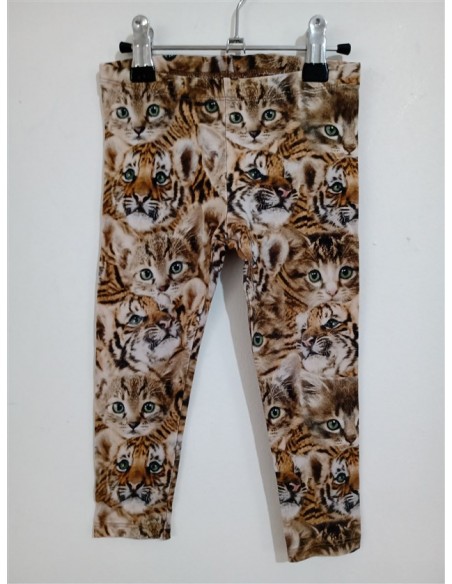 Pantaloni tip colanti cu imprimeu pisicute HM