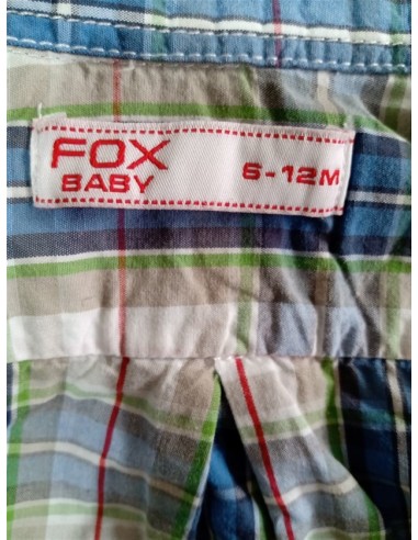 Camasa in carouri cu guler Fox