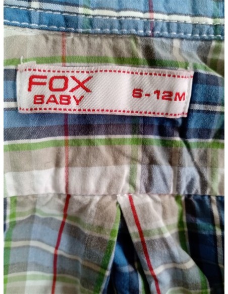 Camasa in carouri cu guler Fox