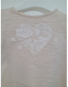 Bluza cu broderie inima pe piept 2