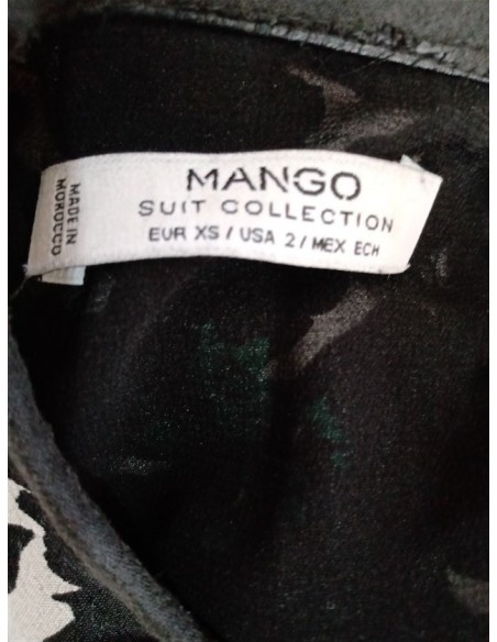Rochie medie dama fara maneci cu volan jos Mango