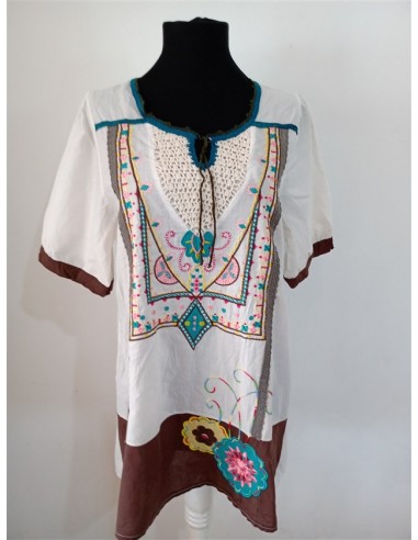 Bluza cu maneca scurta si model traditional NP