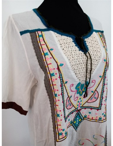 Bluza cu maneca scurta si model traditional NP