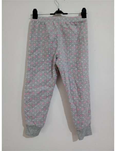 Pantaloni gri cu buline multicolore Girls