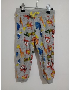 Pantaloni gri cu imprimeu animale Pepco