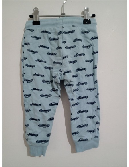 Pantaloni cu imprimeu masinute si snur in talie Pepco