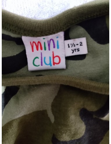 Bluza model army cu imprimeu excavator Mini Club