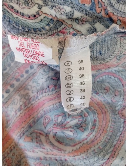 Camasa de dama cu maneca lunga si imprimeu multicolor